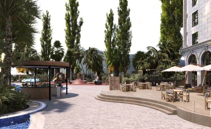 Апартаменты в отельном комплексе Wyndham Grand Residents,Batumi,Грузия
