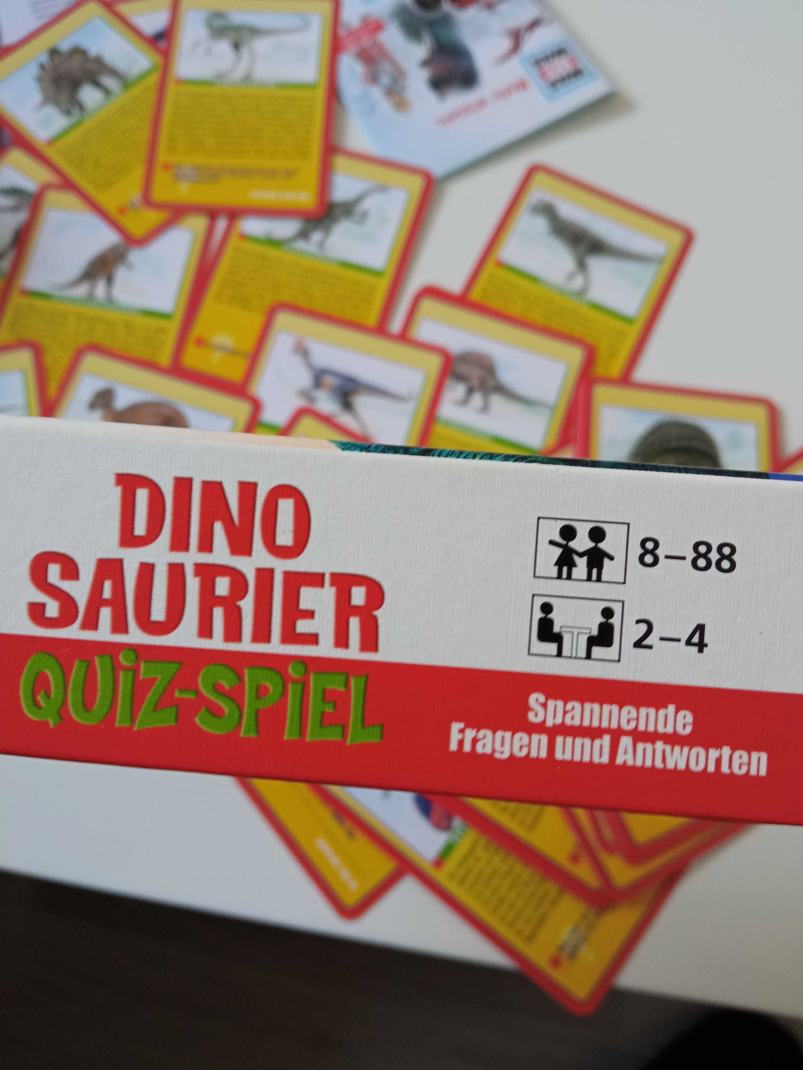 Dinosaurier dinozaury quiz pytania odpowiedzi j.niemiecki