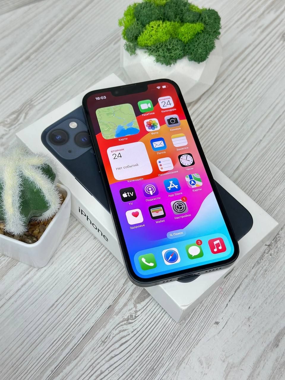 Apple iphone 13 128/256 gb white/black neverlock айфон 13 128 гб