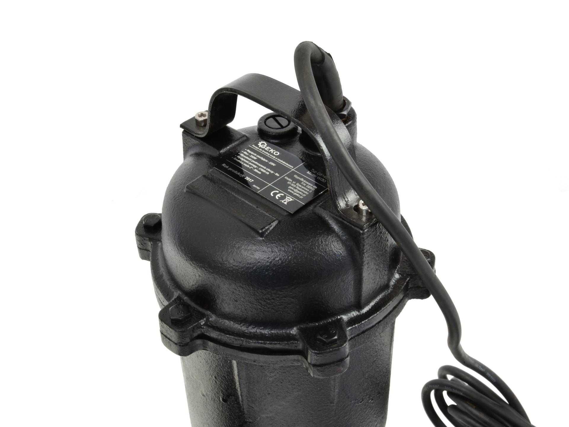 Pompa żeliwna do brudnej wody 2" cale z ROZDRABNIACZEM 17000 l/h 550W
