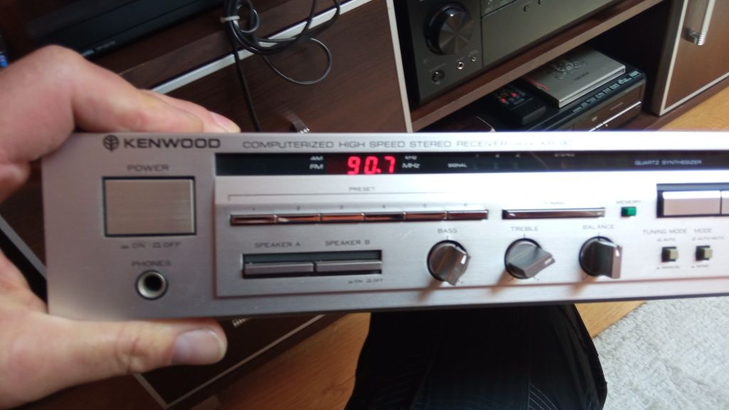 Amplituner Kenwood KR-90 1984r. Jak nowy