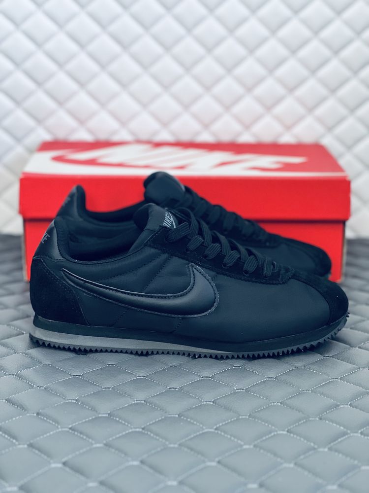 Nike Cortez Nylon Black кросівки чоловічі чорні Найк Кортез