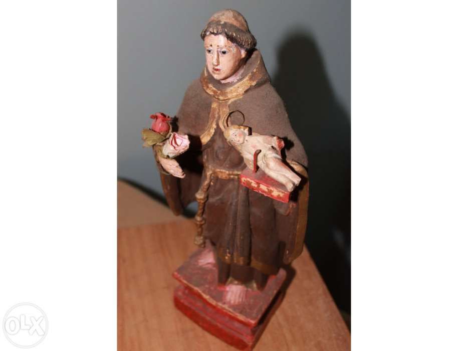 Santo António em Madeira / Vintage Saint Antony figure