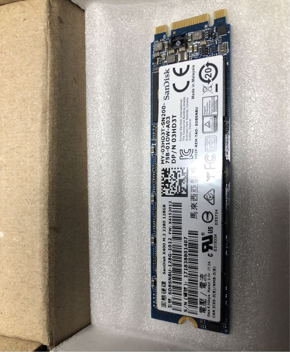 Новий SSD диск SanDisk X400 128GB M.2 2280 SATA3 MLS