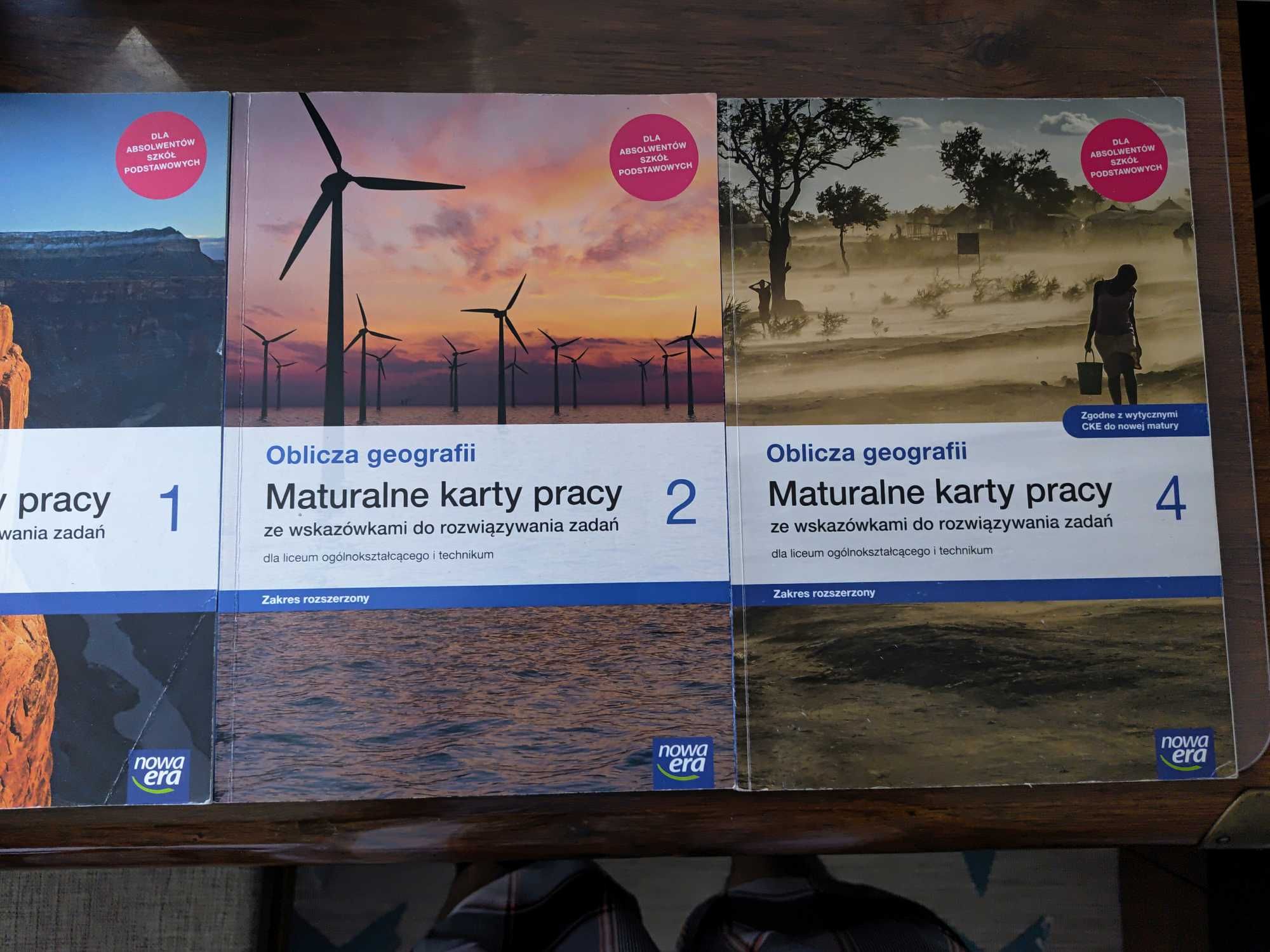 Maturalne KARTY pracy z geografi rozszerz. 1,2 i 4