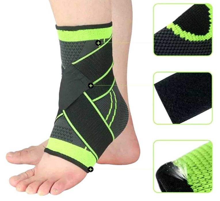 NEW Stabilizator stopy kostki orteza stawu skokowego opaska elastyczna