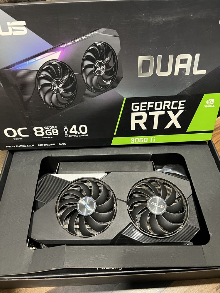 ASUS rtx 3060ti 8GB DUAL v2 oc