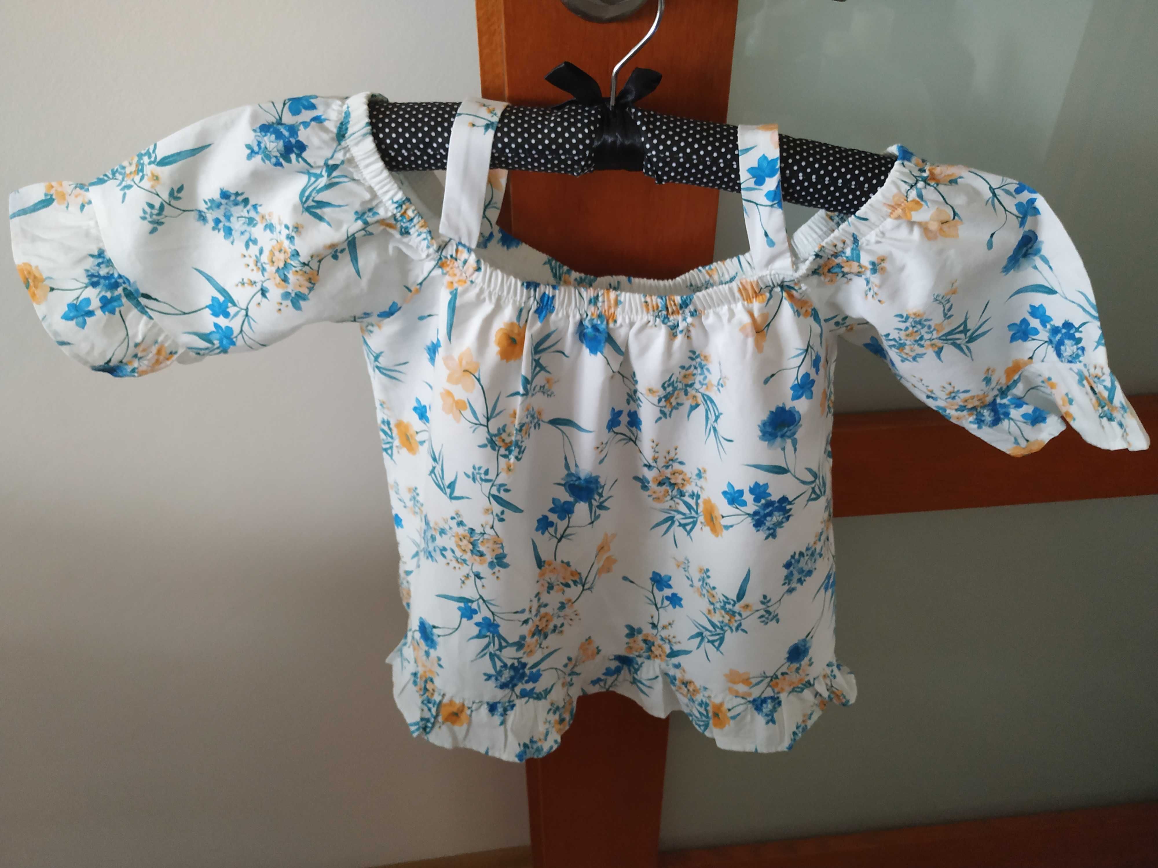 Bluzka w kwiaty Justice rozmiar z metki 10