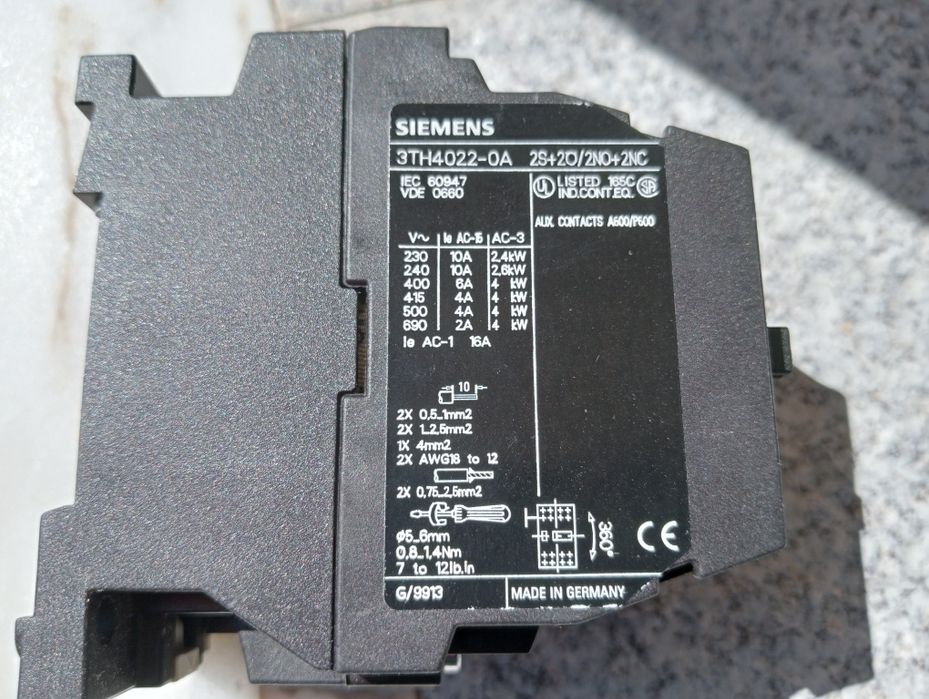 Contactores Siemens