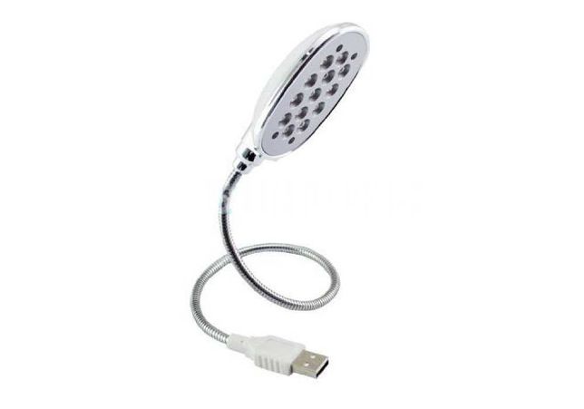 Гибкий USB светильник 13 led подсветка клавиатуры стола ПК Ноутбука