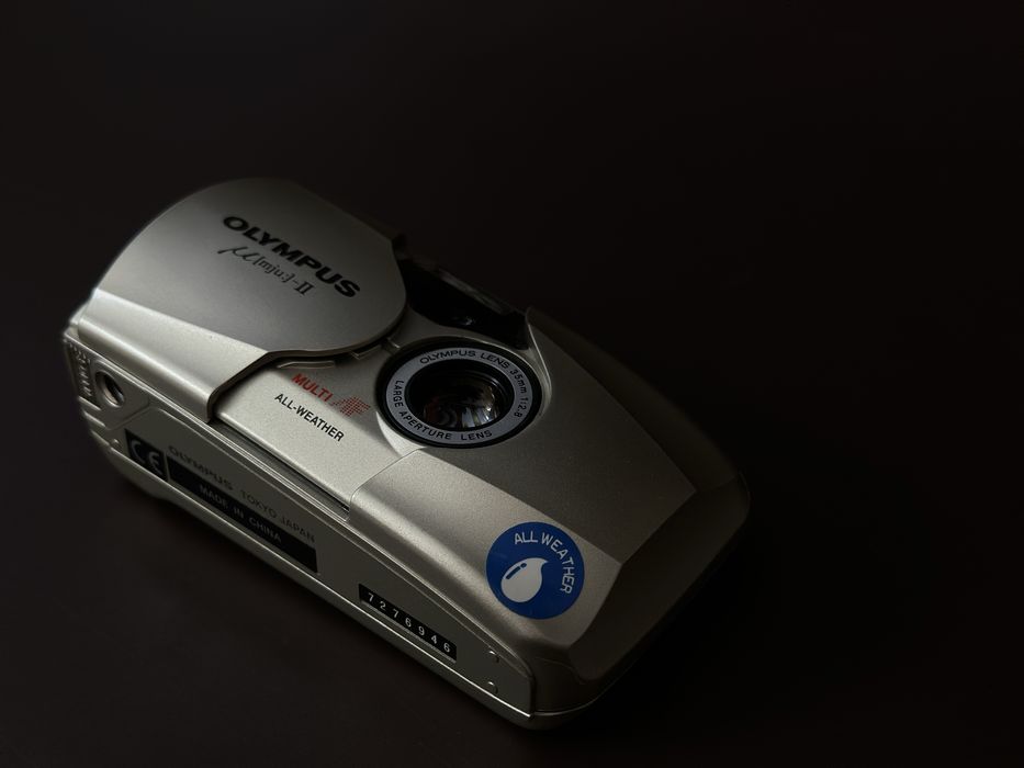 Olympus mju ii плівковий фотоапарат мью 2 як новий з коробкою!