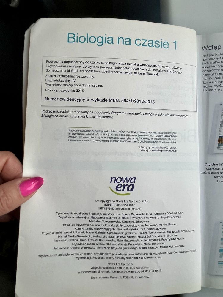 Biologia na czasie 1