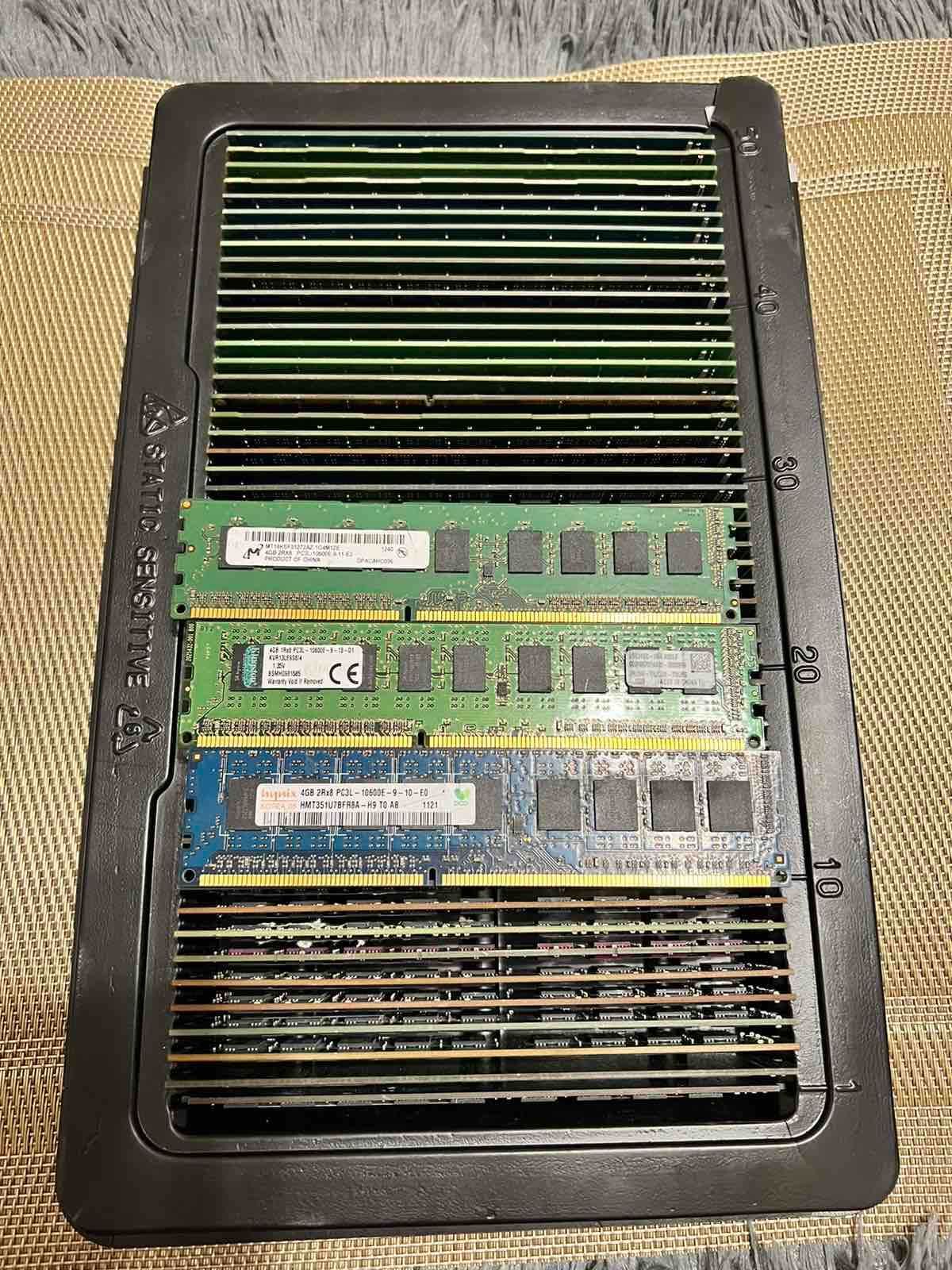 Оперативная Память на ПК DDR3 2Rx8 4GB 10600E 1333МГц В ассортименте