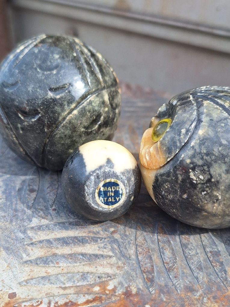 Vintage sowa sowy alabaster