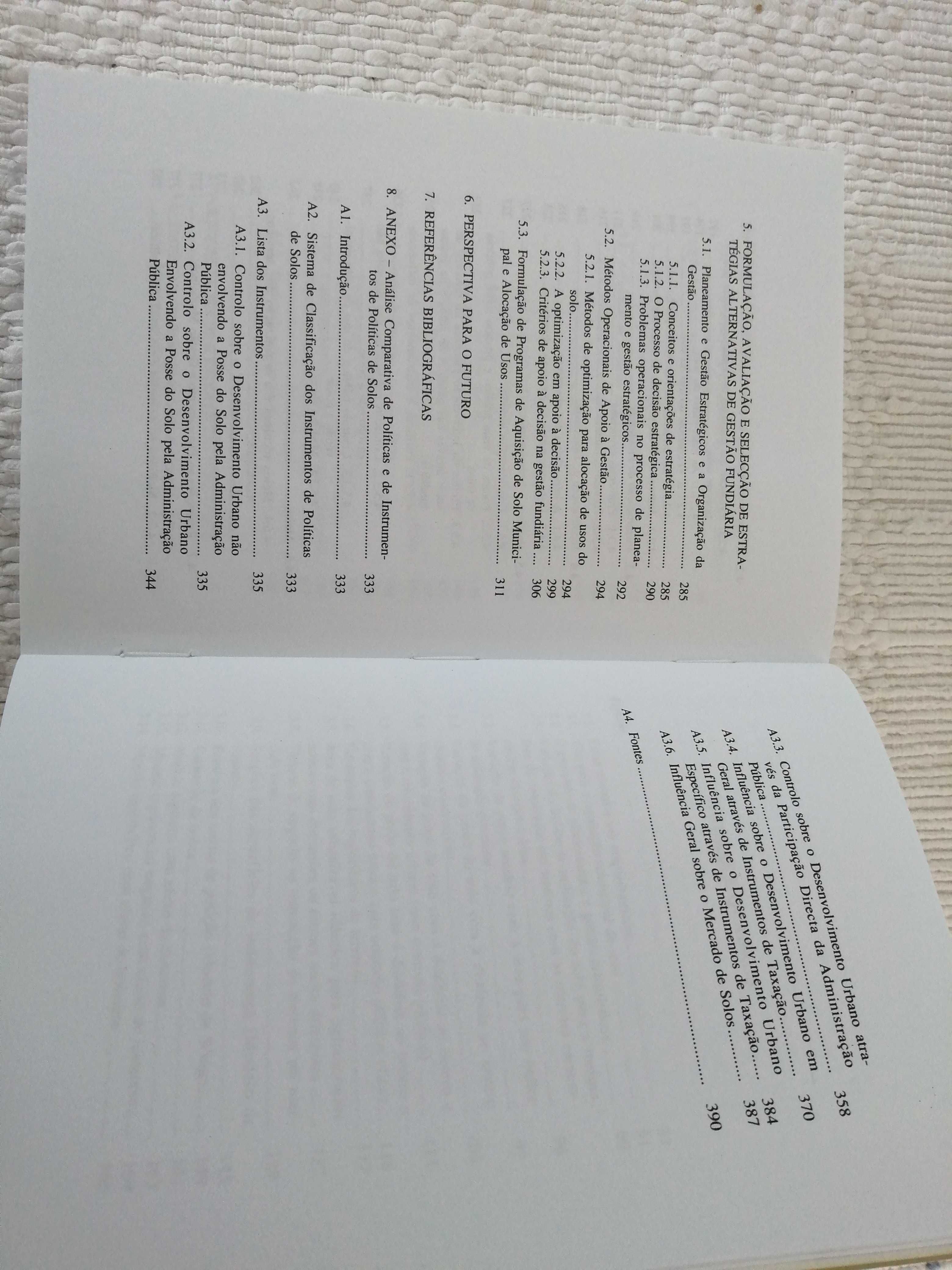 Política de solos no planeamento municipal