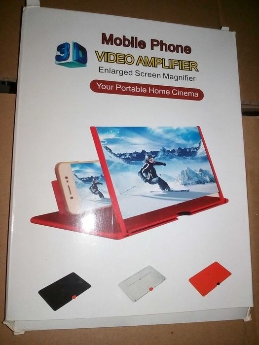 3D-видеоусилитель (лупа) для мобильного телефона 220x180x9 мм