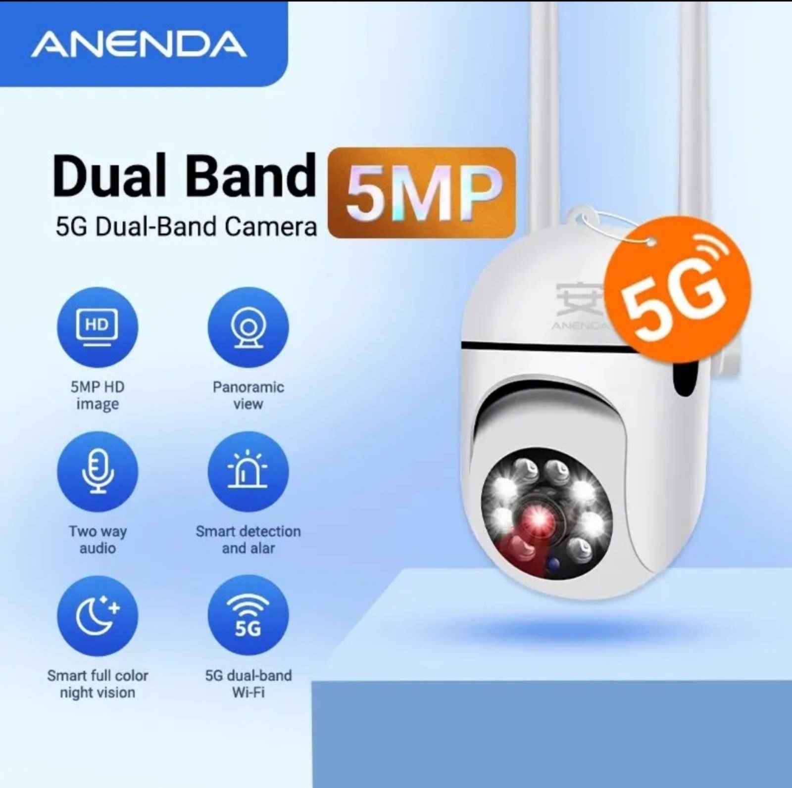 Камера відеонагляду 5mp ANENDA