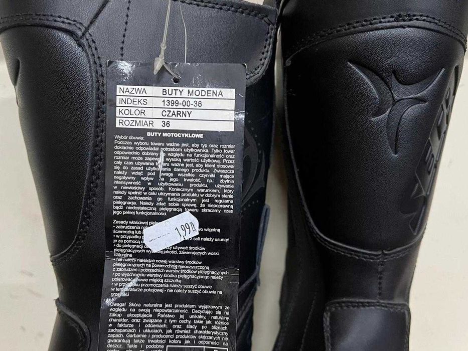 Buty motocyklowe damskie wysokie SECA MODENA rozmiar 36