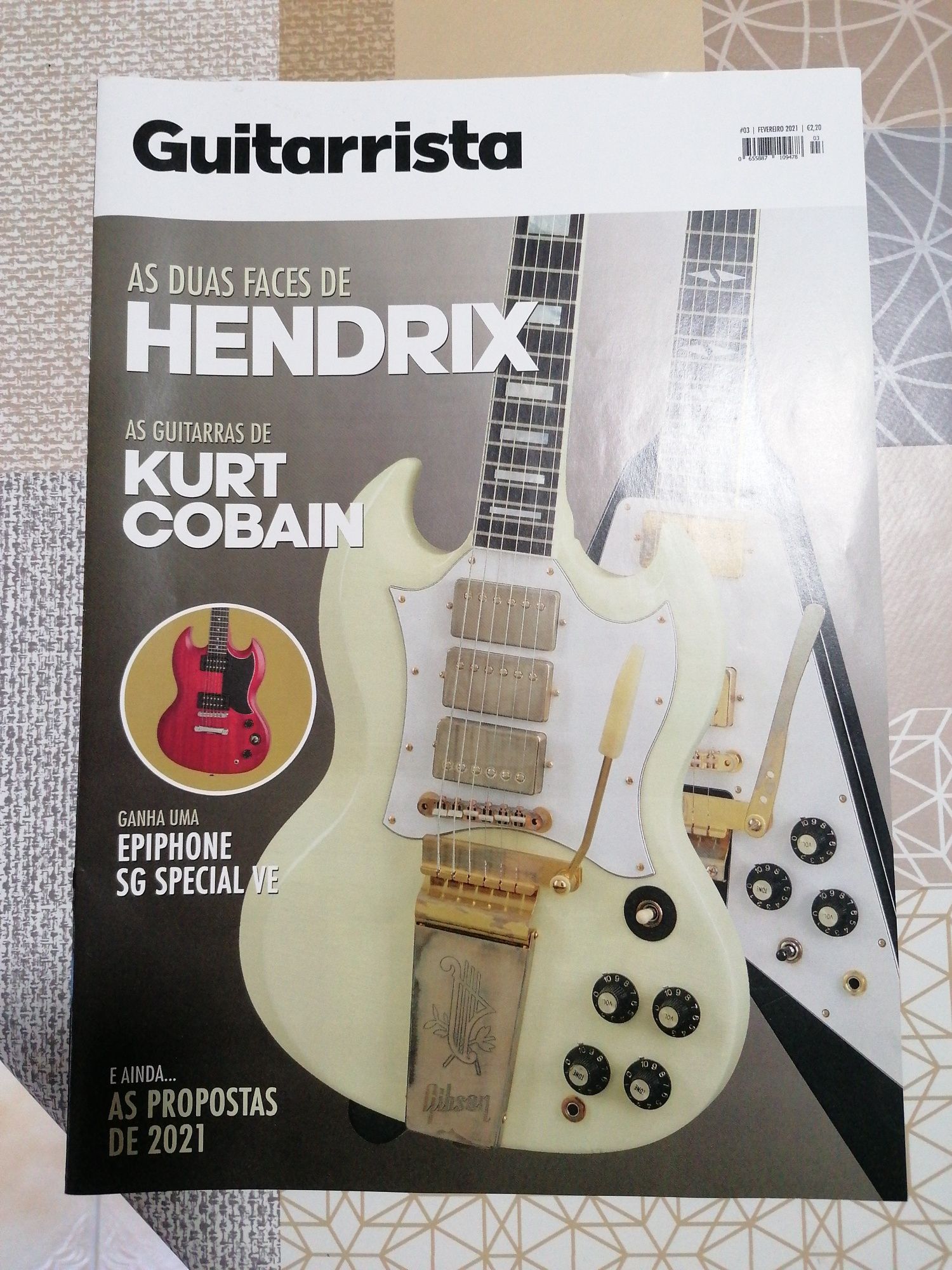 CD revista Guitarrista Fevereiro 2021 + revista