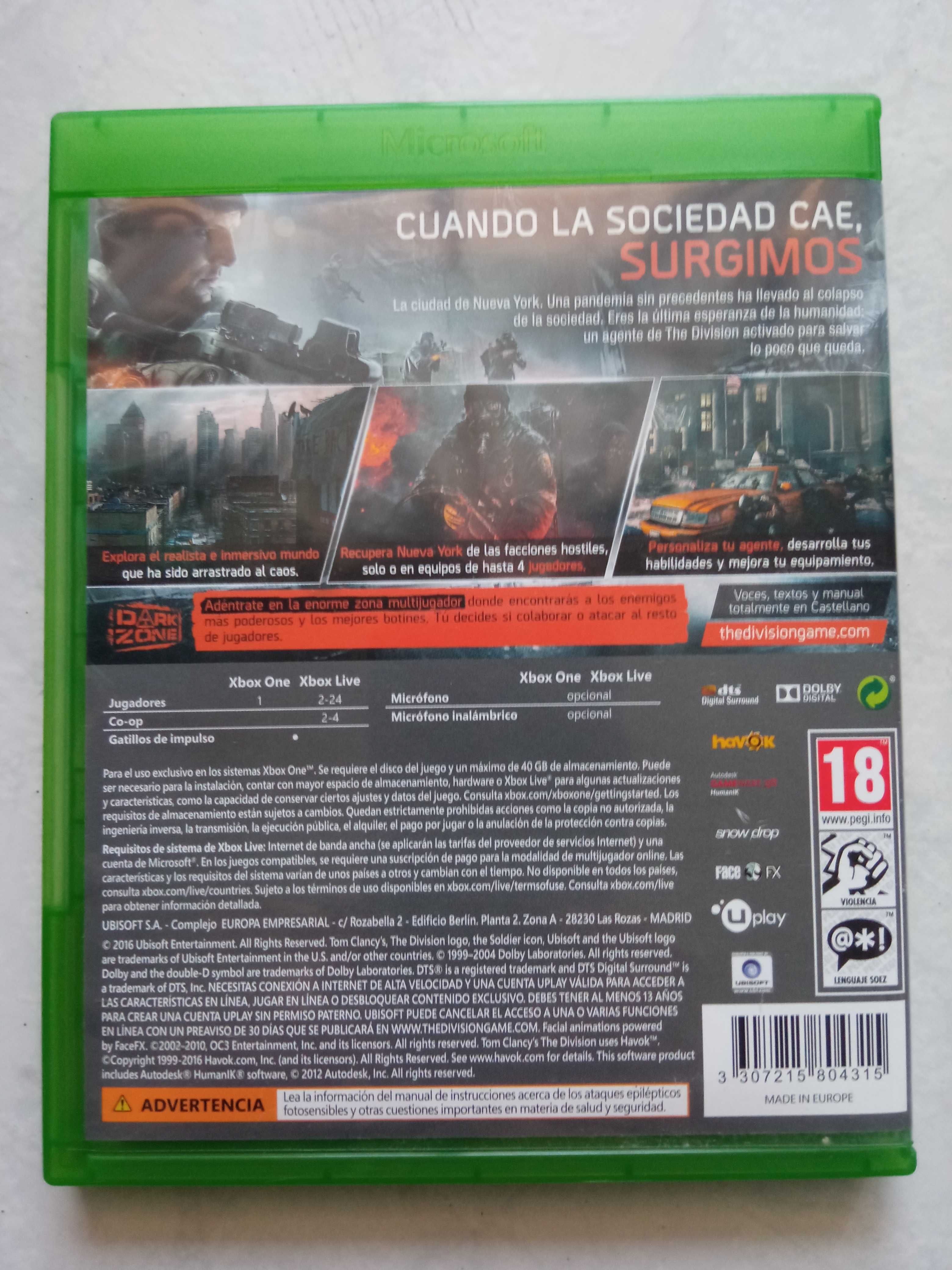 Jogo X-BOX ONE The Division