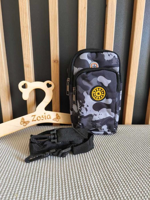 Sportowa torebka etui na telefon portfel moro nowa saszetka mała