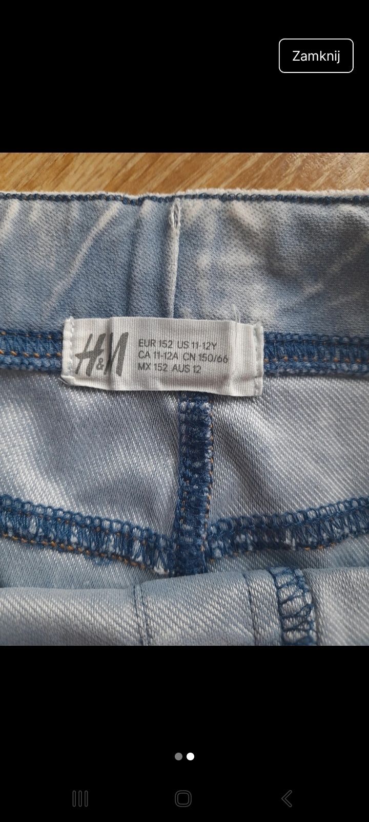 H&M szorty r.152