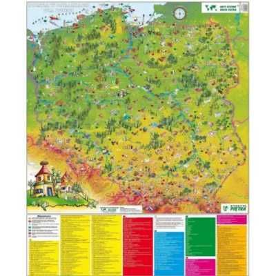 Mapa Polski w obrazkach 1:750 000