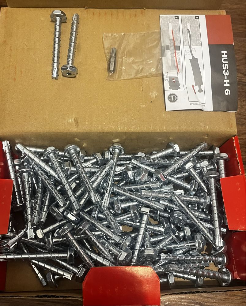 Kotwy Hilti HUS3-H 6x60 25/5