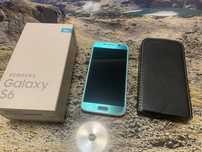 Samsung Galaxy S6 SM-G920F 3/32GB niebieski + etui ze skóry naturalnej