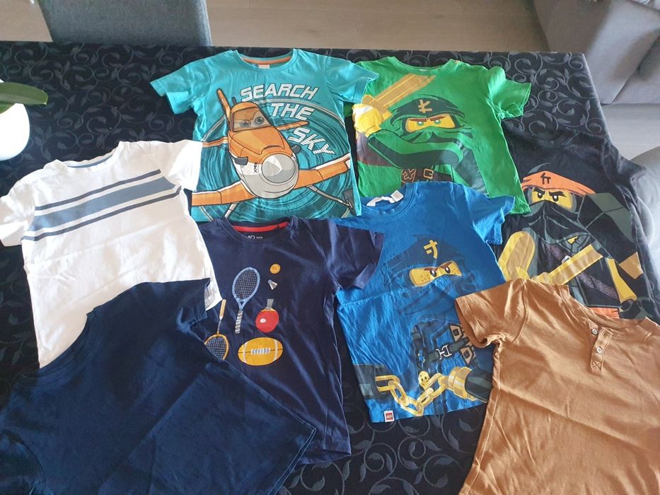 Pack 8 t-shirts 5/6 anos