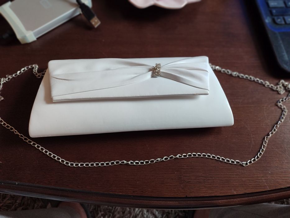 Клатч білий жіночий