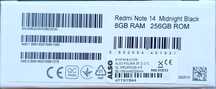 Xiaomi redmi note 14 8/256 nowy zapakowany paragon