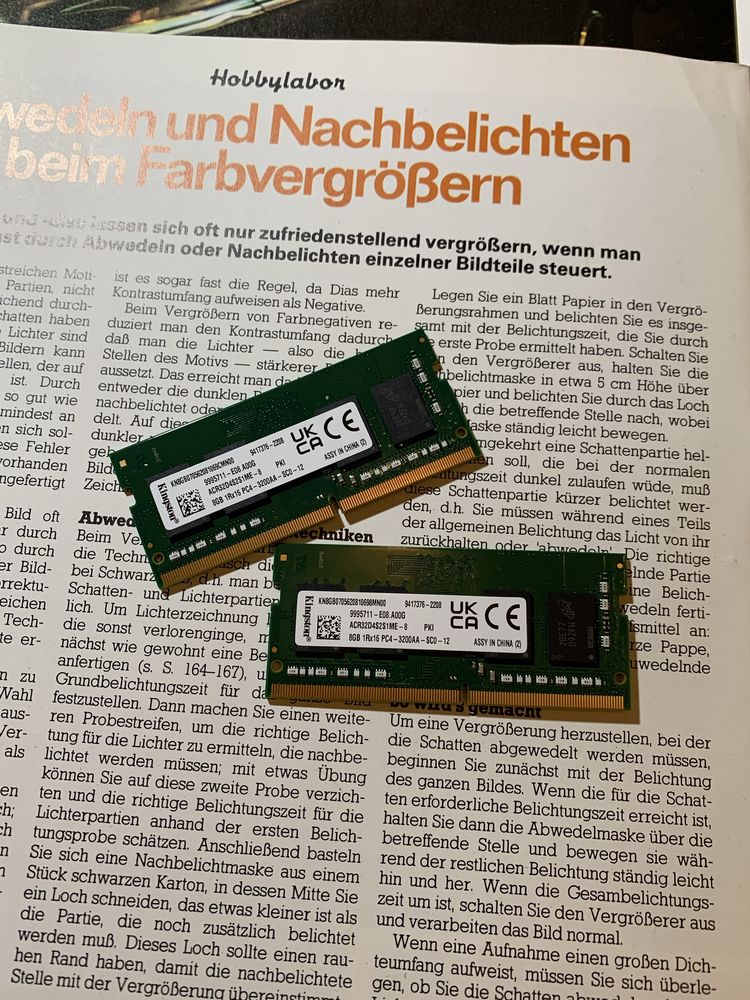 Оперативна памʼять Kingston 2 х 8 GB 3200MHz DDR4