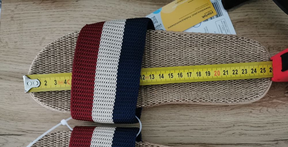 Nowe klapki damskie r. 38 bardzo lekkie