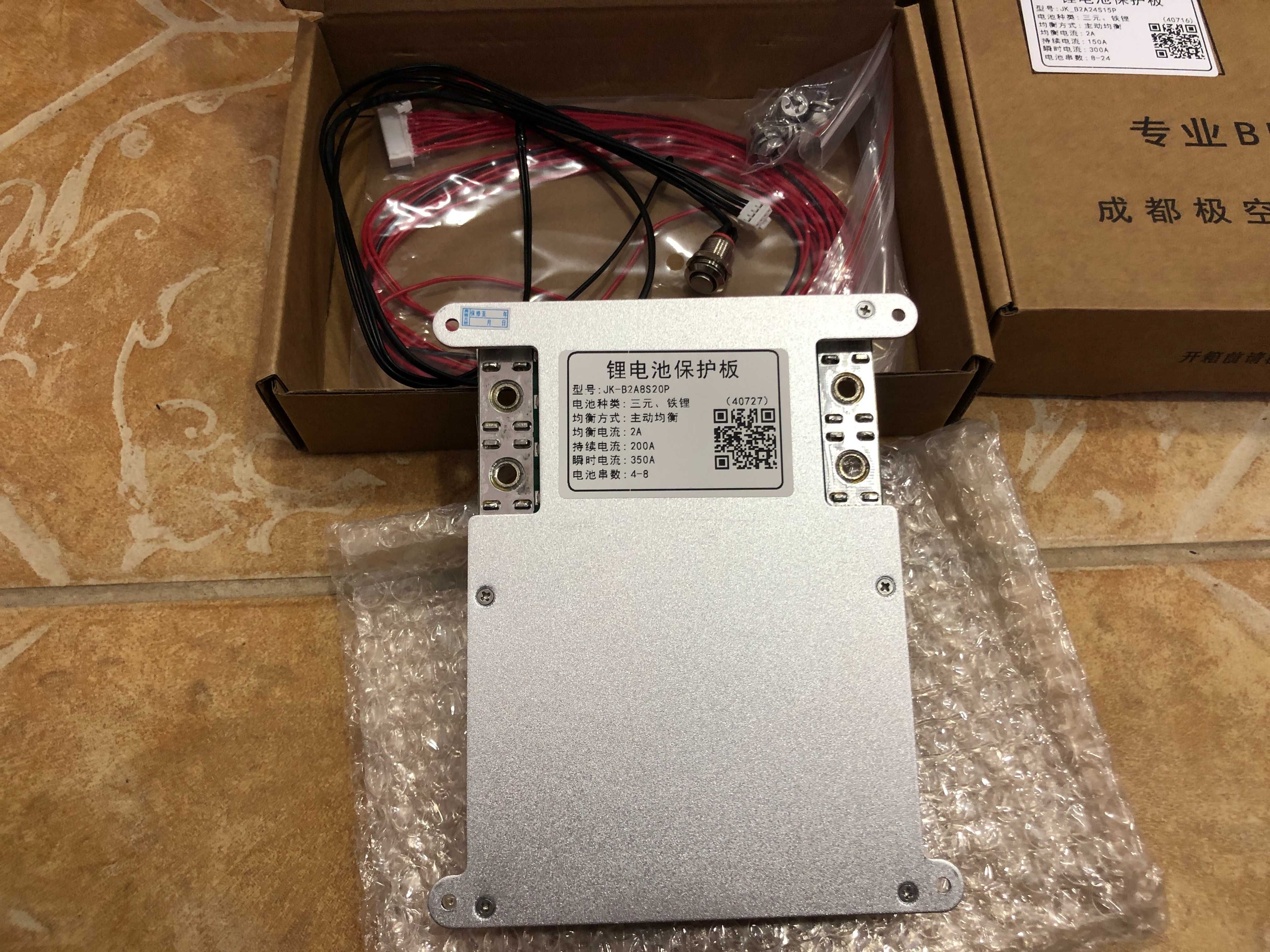Smart BMS JIKONG 4-8s 7-20s, 4.3INCH LCD, JK-B2A20S20P, JK-B2A8S20P...