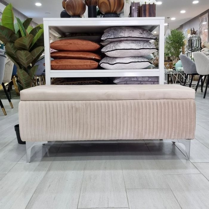 Banqueta Arrumação Cannes - 2 Cores By Arcoazul