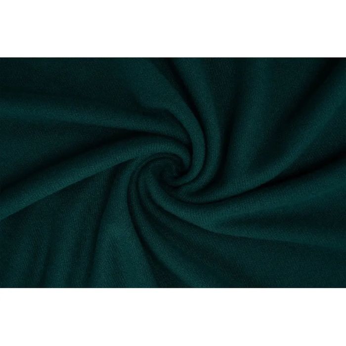 ciepły szal dwustronny w odcieniu butelkowej zieleni - peterson