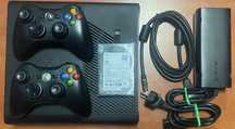 UNIKALNA Konsola XBOX 360 E SLIM RGH 3 HDD 5TB 5000 GB 2 pady 833 Gry!