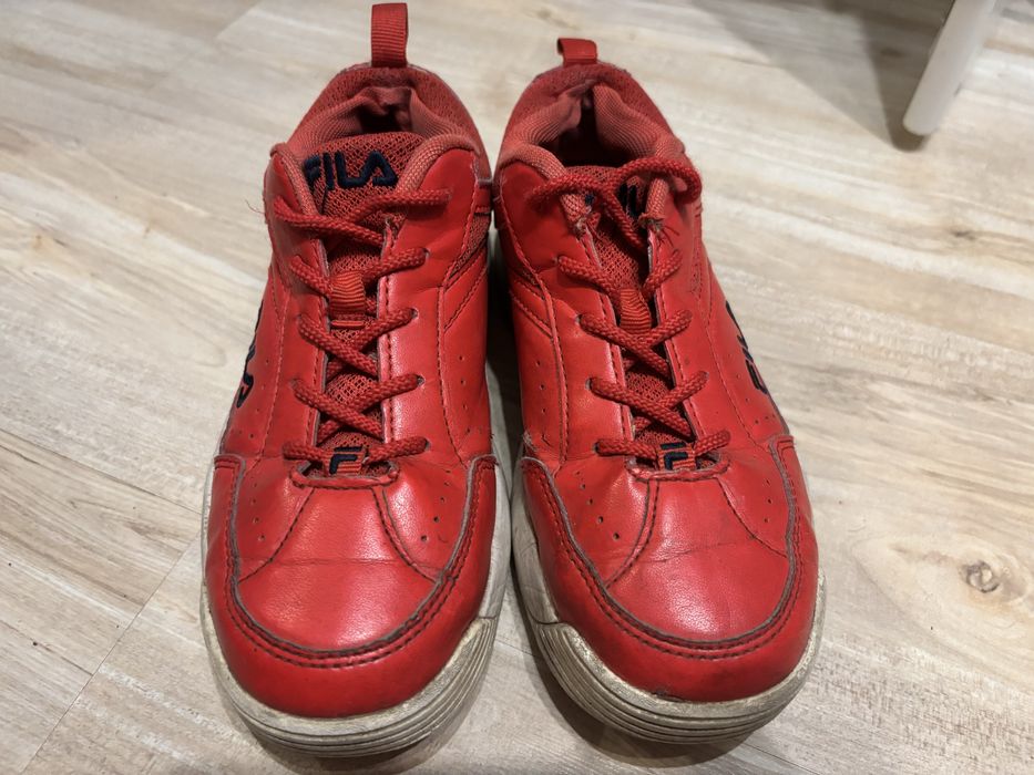 Sneakersy FILA buty sportowe platformy czerwone rozm. 34
