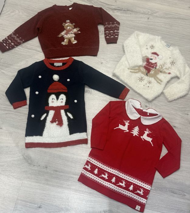 Новорічні сукні, платячка, одяг для дівчаток 86/92/98/104