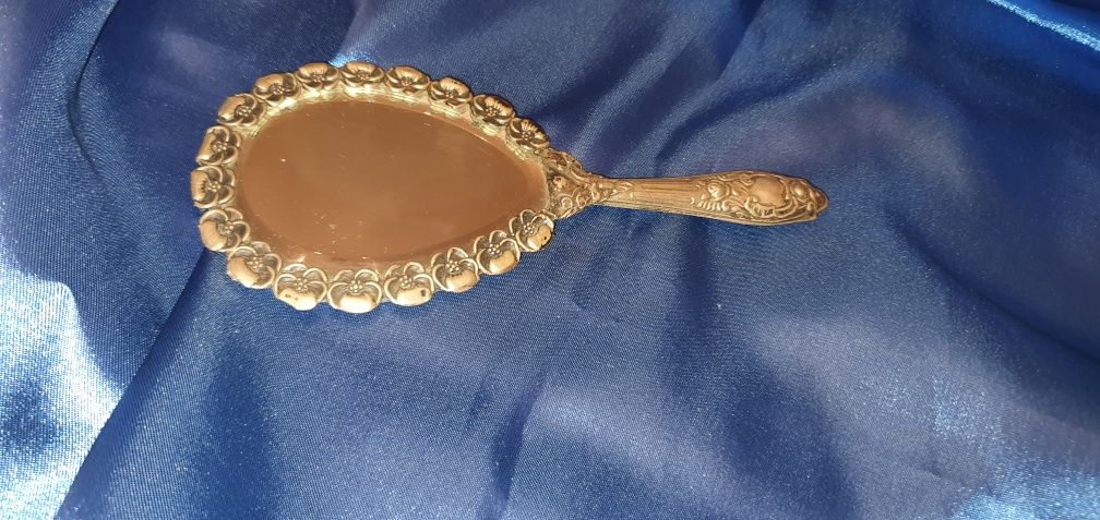 Espelho de Mão em Prata de Lei