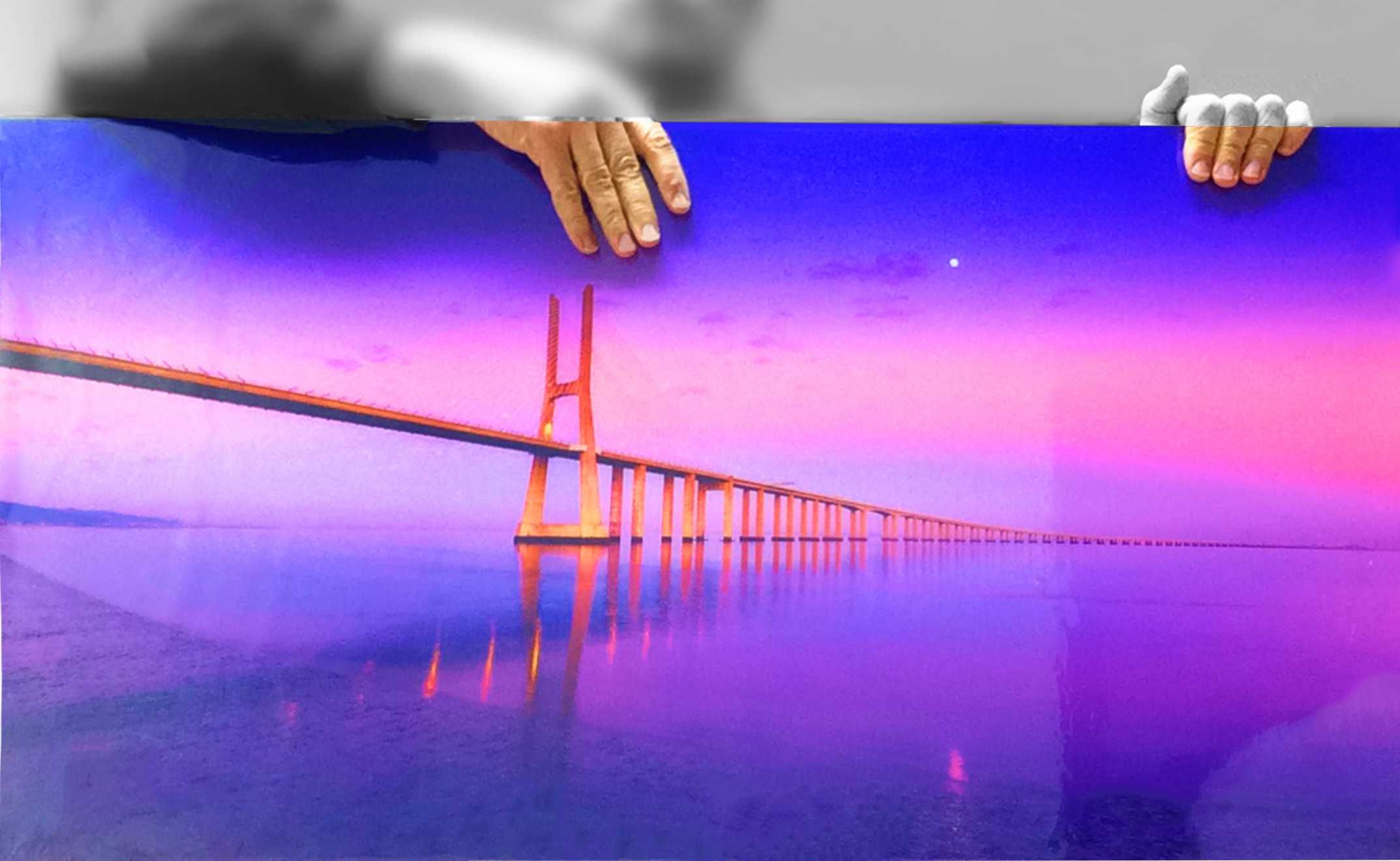 Ponto Vasco da Gama, Fotografia-Quadro de Alta qualidade tam.100x55 cm