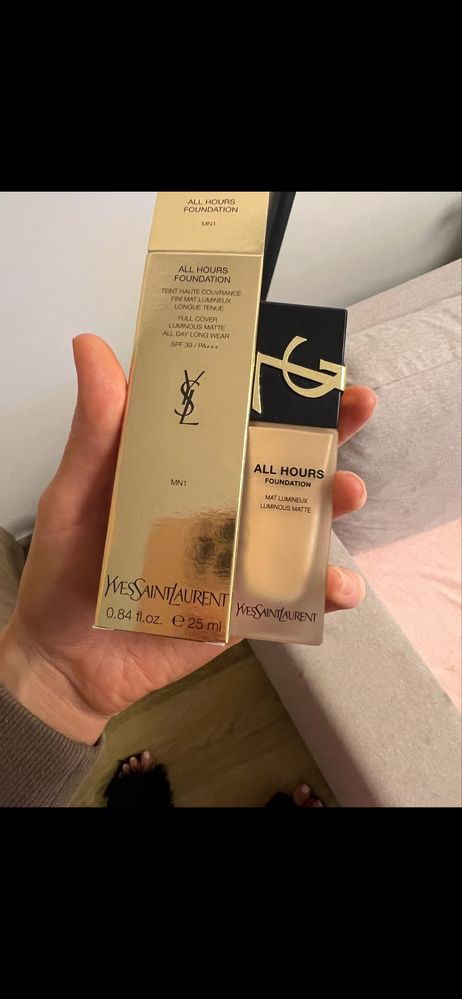 Próbka flakon Podkład all hours ysl Yves Saint laurent mn1 oryginał