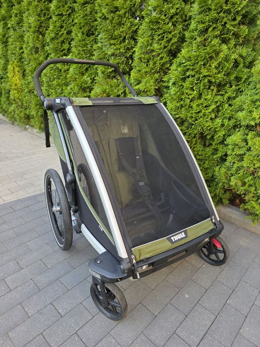 THULE Chariot Cab 2 - przyczepka rowerowa, wózek do roweru 2w1.