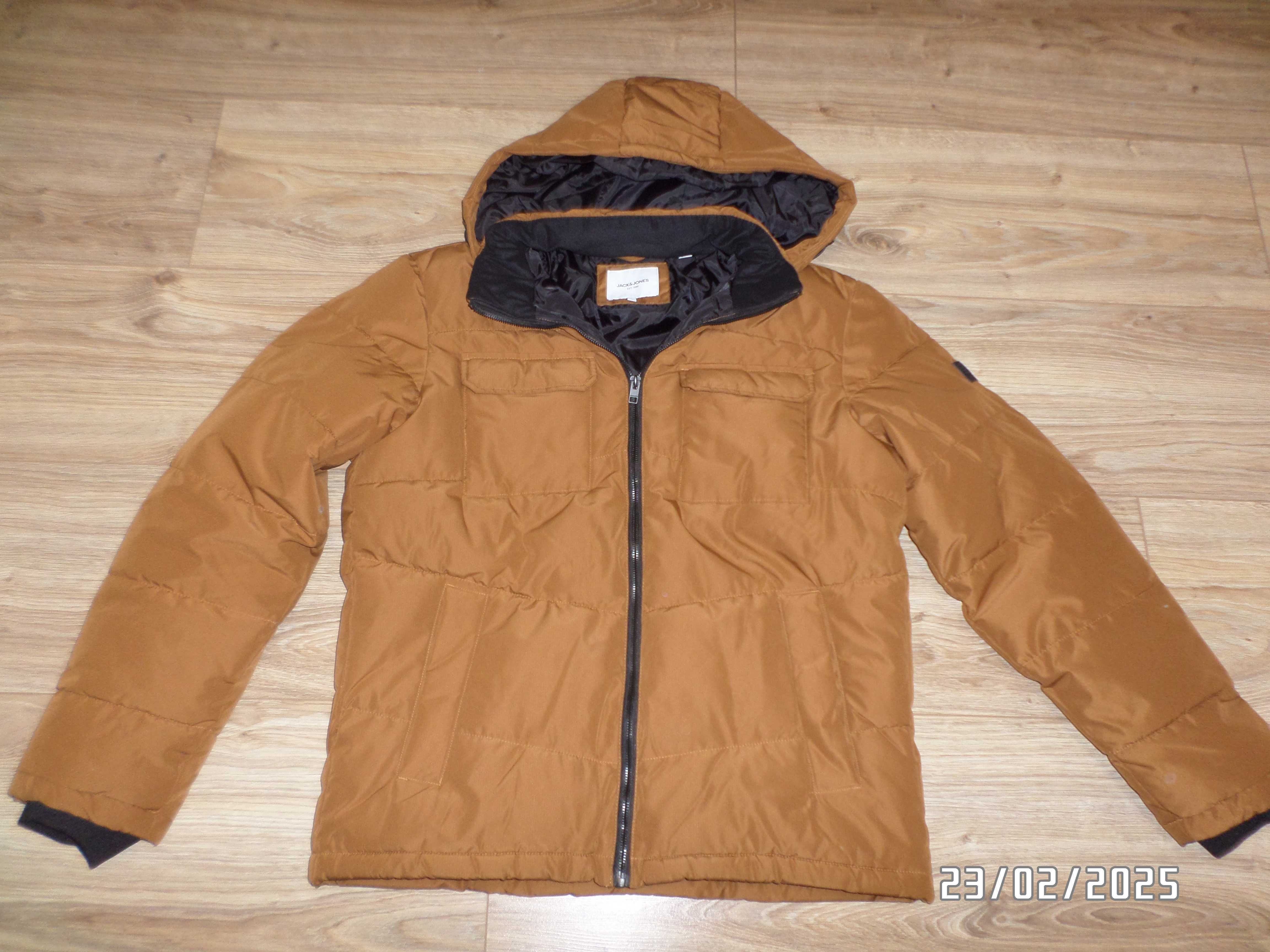 zimowa firmowa męska kurtka-JACK&JONES-XL