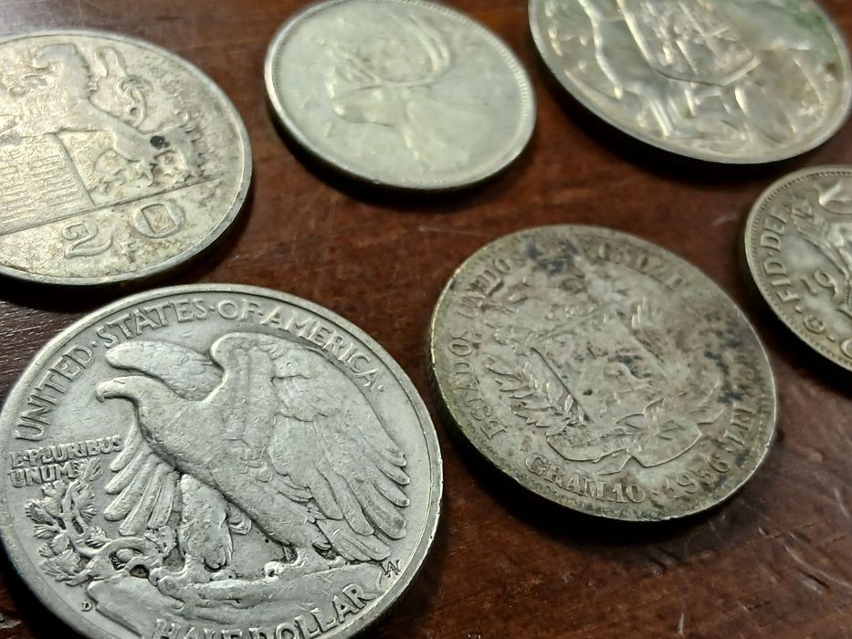 Moedas estrangeiras antigas