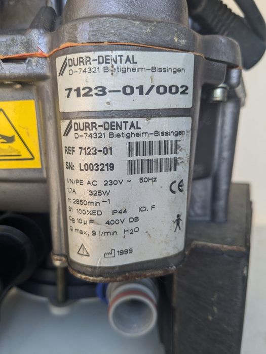 Aspirador dentária DURR VS-250 reparado.
