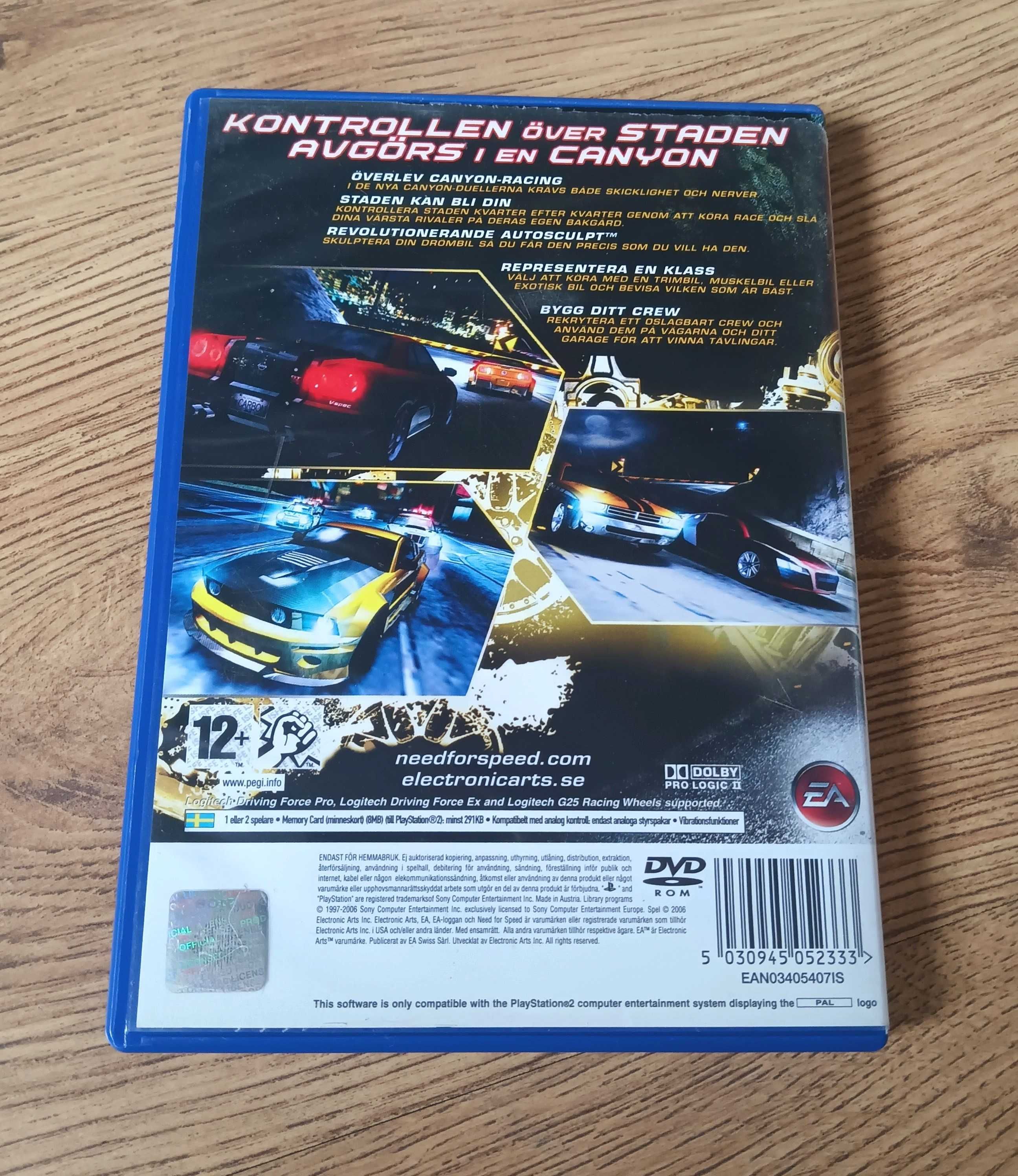 Need For Speed Carbon PS2 PlayStation 2