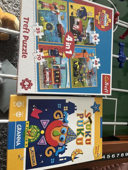 Zestaw puzzle i gra/ukladanka