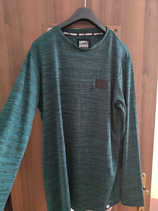 Bluzka / T-shirt Męski Zielony Rozmiar XXL (stan bardzo dobry)